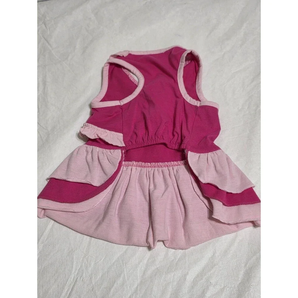Pet Spirit Pink & Light Pink Dog Outfit Size Med